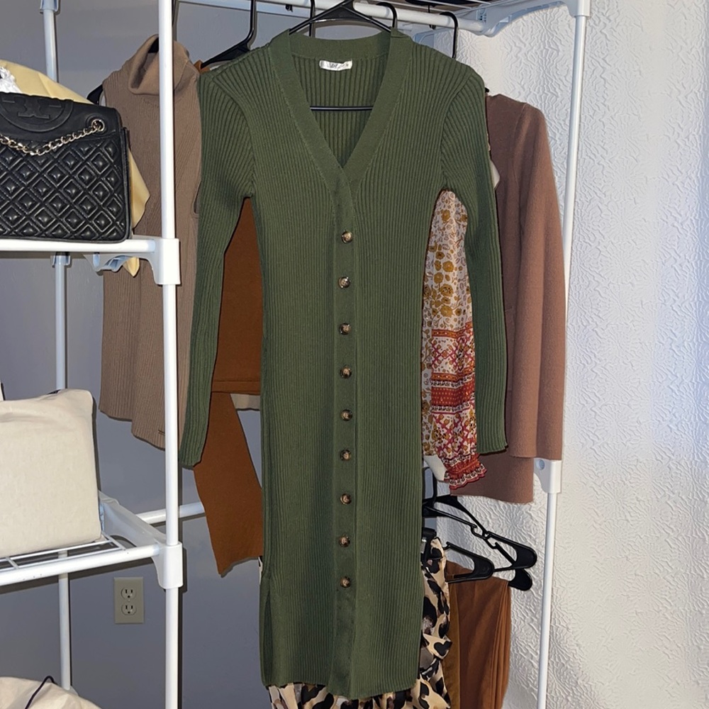 Long sleeve sweater dress size M